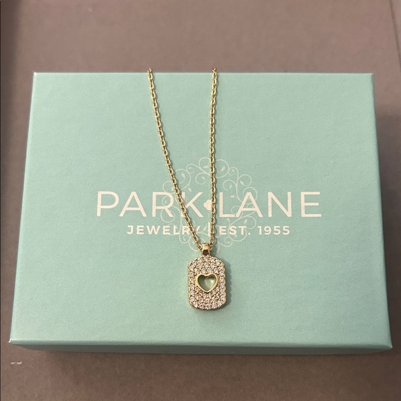 Park Lane Gold Princess Charm Necklace and Impression Earring set - Picture 2 of 4